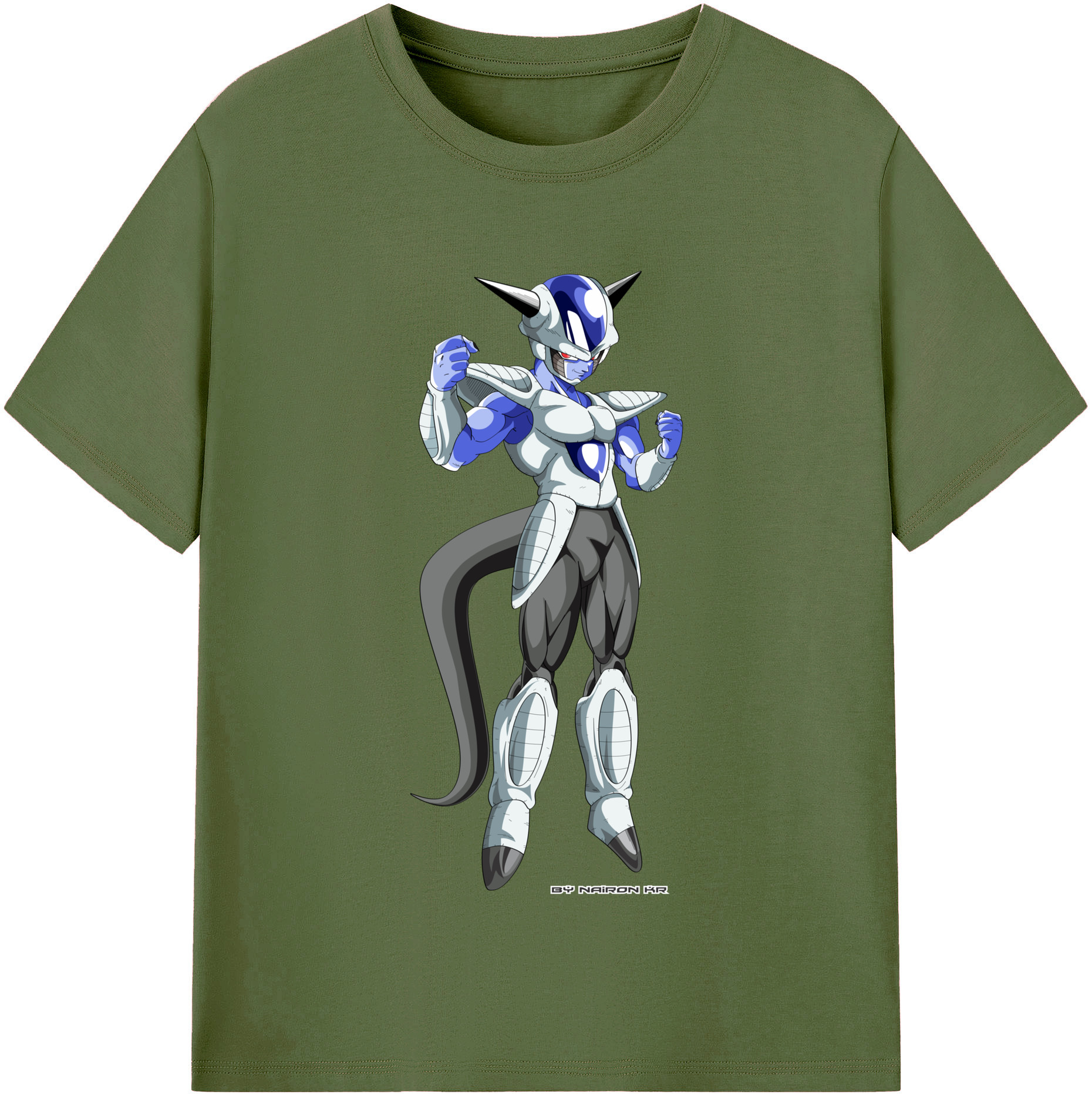 （画像用） ドラゴンボール フリーザ DRAGON BALL Frieza 綿100％半袖Tシャツ（フロントプリント）